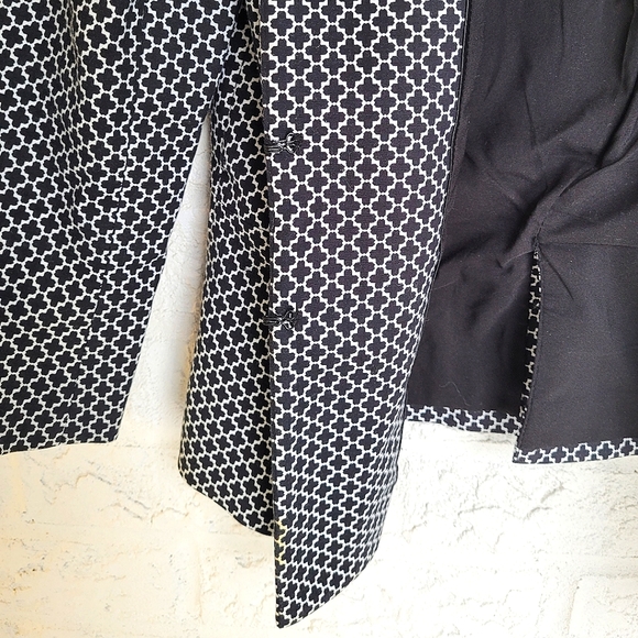 Cropped Blazer Moroccan Print - Tailored fit - Picture 5 of 7